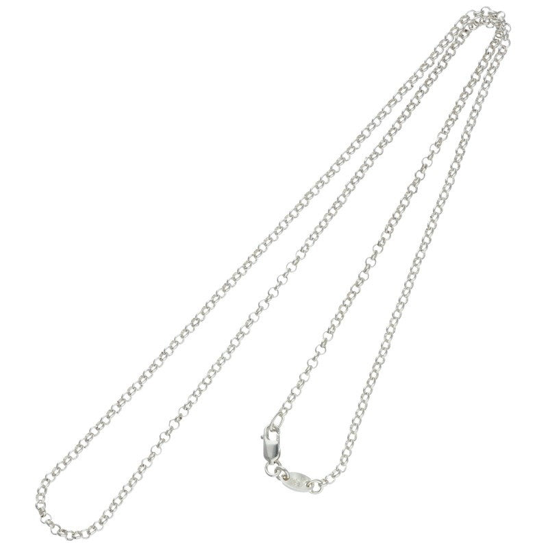 Chrome Hearts 925 Silver Roll Chain Necklace Size 20INCH
