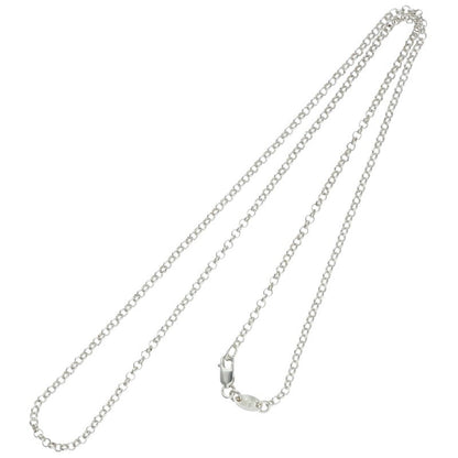 Chrome Hearts 925 Silver Roll Chain Necklace Size 20INCH