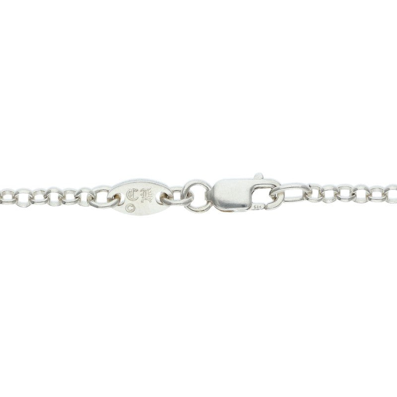 Chrome Hearts 925 Silver Roll Chain Necklace Size 20INCH