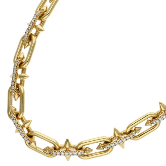 TIFFANY&Co. Pharrell Titan K18YG Diamond Necklace Size 16.75