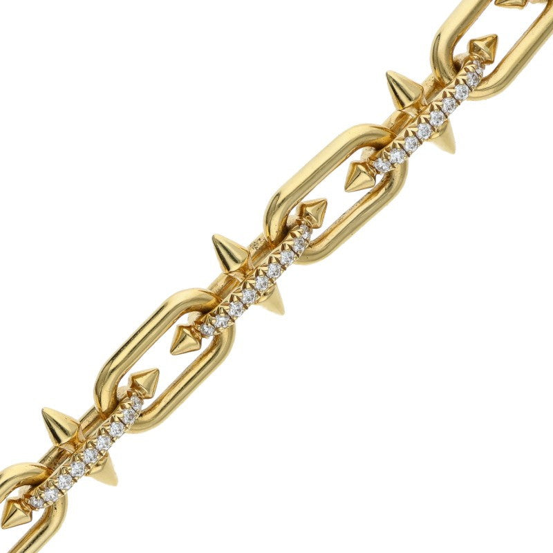 TIFFANY&Co. Pharrell Titan K18YG Diamond Necklace Size 16.75