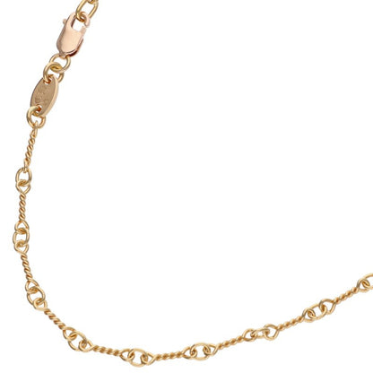 Chrome Hearts 22K Twist Chain Yellow Gold Necklace Size 18