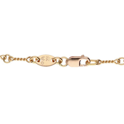 Chrome Hearts 22K Twist Chain Yellow Gold Necklace Size 18