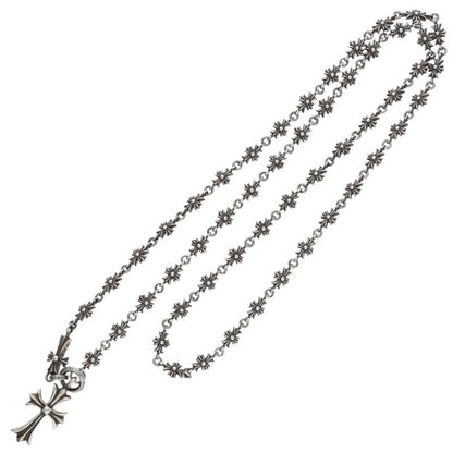 Chrome Hearts 925 Choke Chain Silver Necklace Size 32INCH
