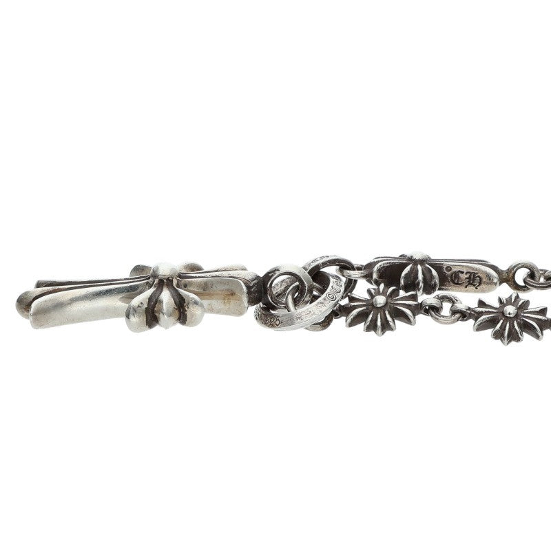 Chrome Hearts 925 Choke Chain Silver Necklace Size 32INCH