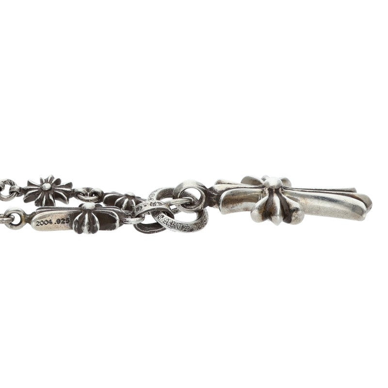 Chrome Hearts 925 Choke Chain Silver Necklace Size 32INCH