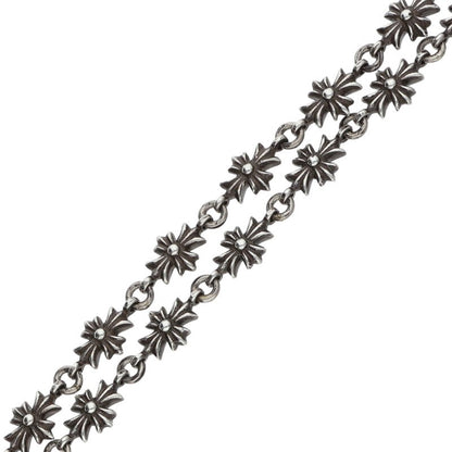 Chrome Hearts 925 Choke Chain Silver Necklace Size 32INCH