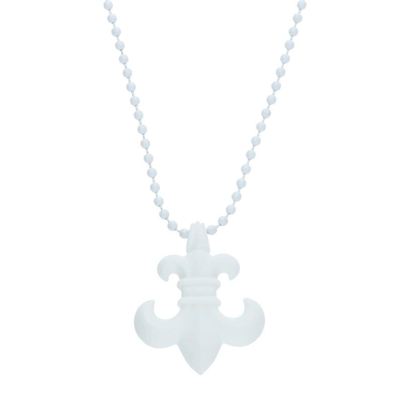 Chrome Hearts Rubber BS Fleur ONE SIZE Necklace Size White