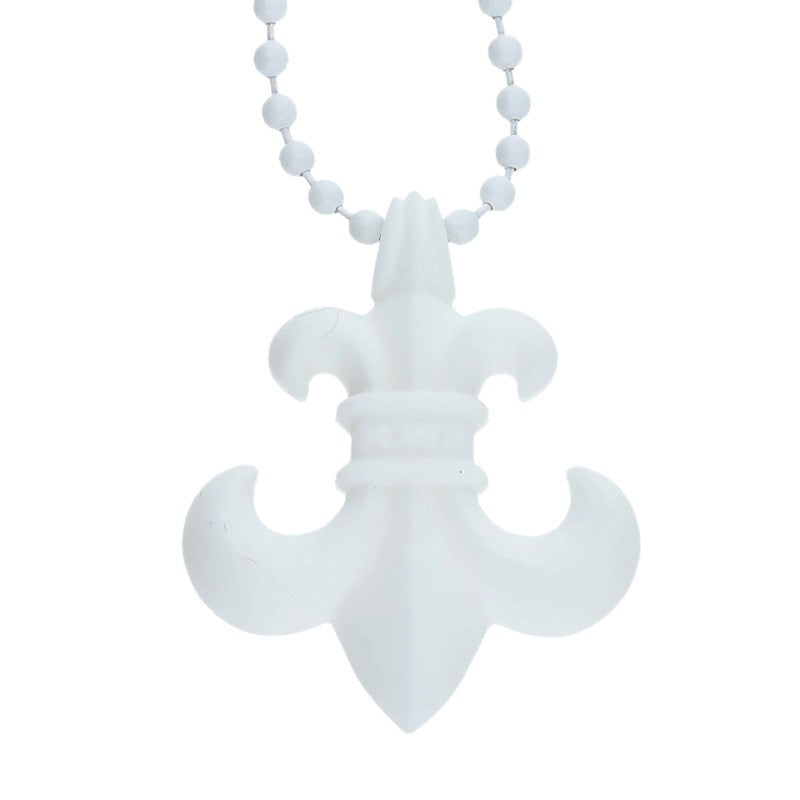 Chrome Hearts Rubber BS Fleur ONE SIZE Necklace Size White
