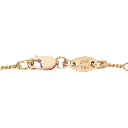 Chrome Hearts 22K Twist Chain Necklace Yellow Size ONE SIZE