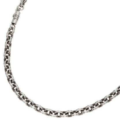 Chrome Hearts 925 Paper Chain Silver Necklace Size 18INCH