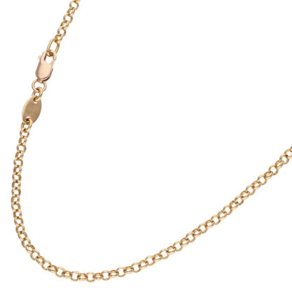 Chrome Hearts 22K Roll Chain Gold Necklace Size 20INCH