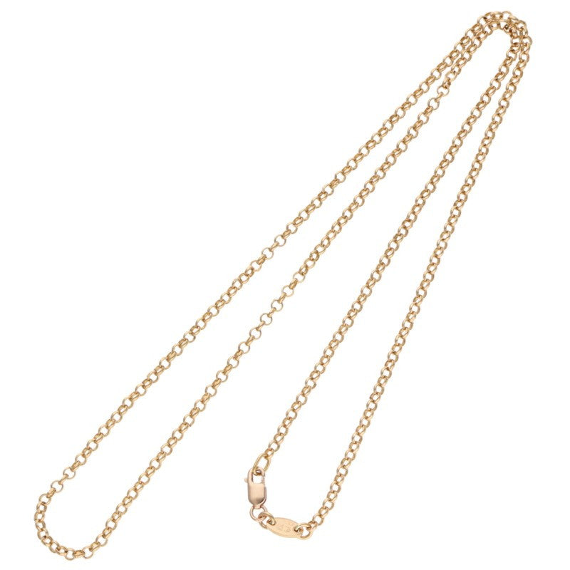 Chrome Hearts 22K Roll Chain Gold Necklace Size 20INCH
