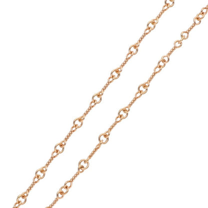 Chrome Hearts 22K Gold Twist Chain Necklace Size 24