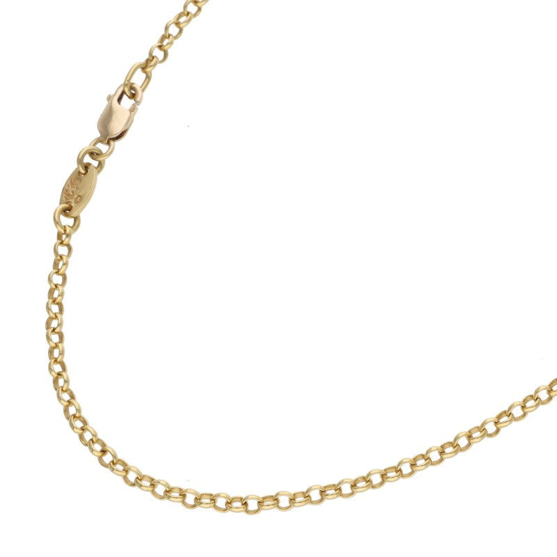 Chrome Hearts 22K Roll Chain Gold Yellow Size 18INCH