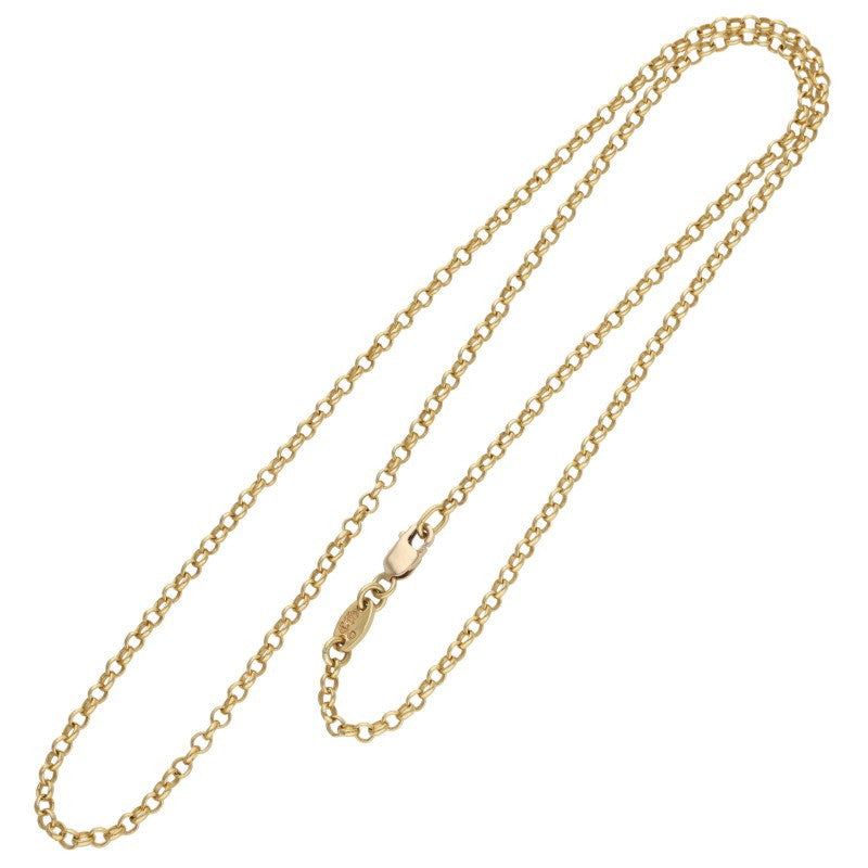 Chrome Hearts 22K Roll Chain Gold Yellow Size 18INCH