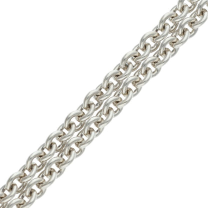 Chrome Hearts 925 NE Chain Silver Necklace Size 18INCH