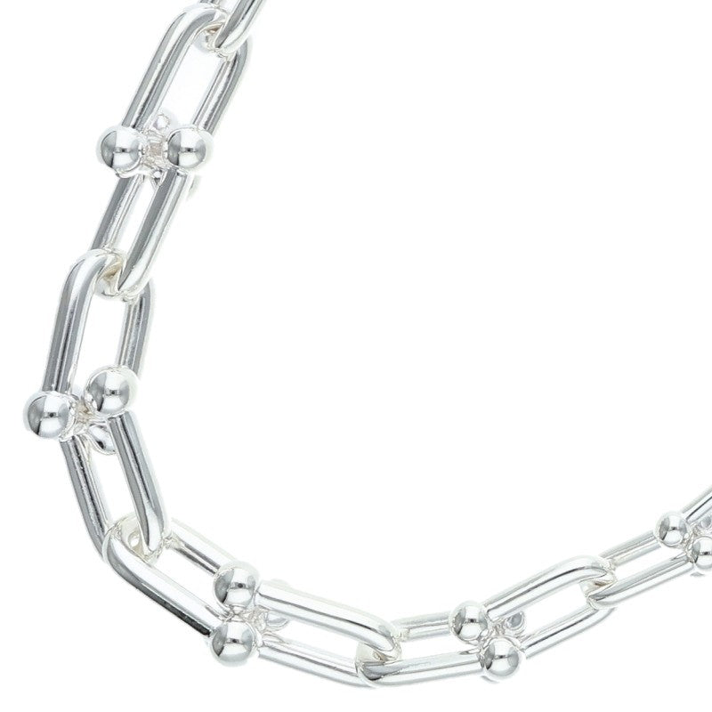 TIFFANY&Co. 925 Hardware Link Silver Necklace Size 18INCH