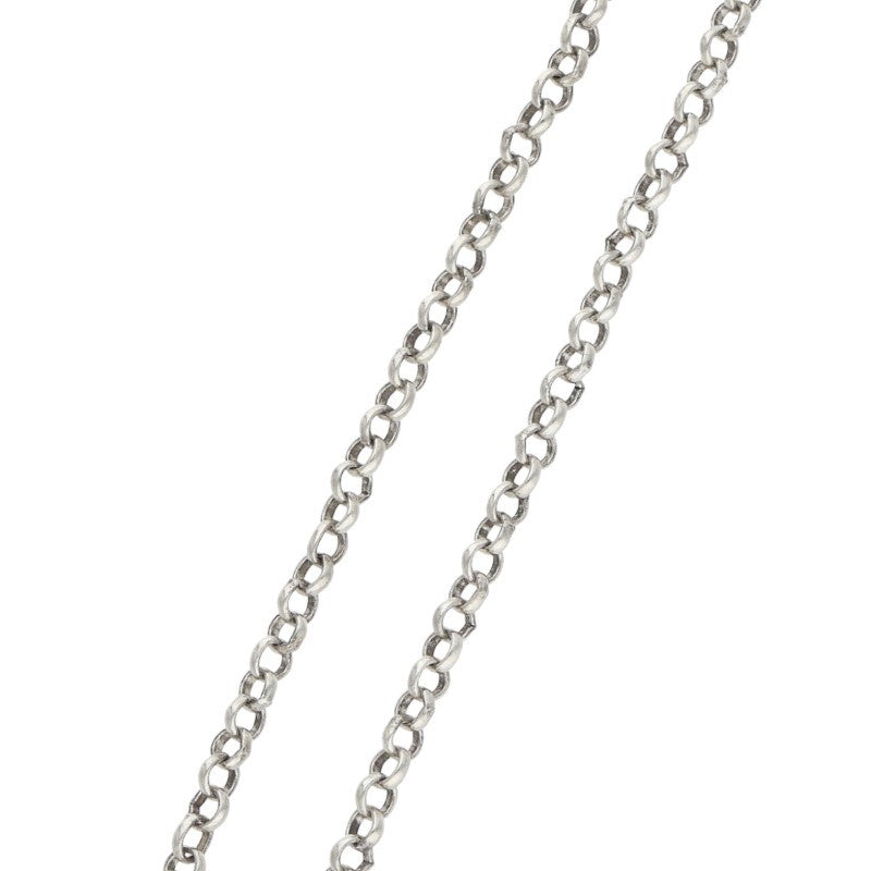Chrome Hearts Silver Roll Chain Necklace Size 18INCH