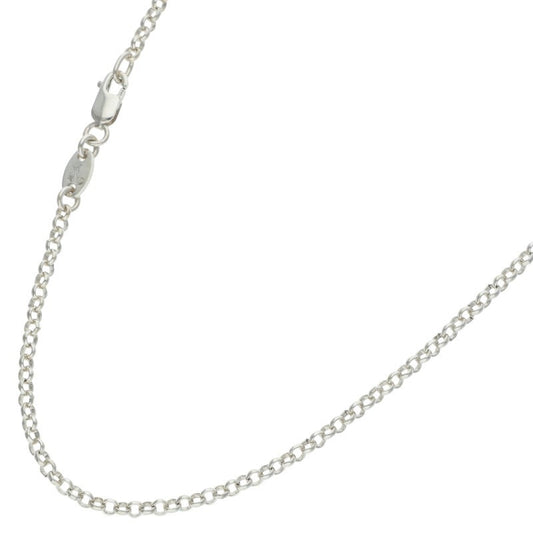 Chrome Hearts Silver Roll Chain Necklace Size 20INCH