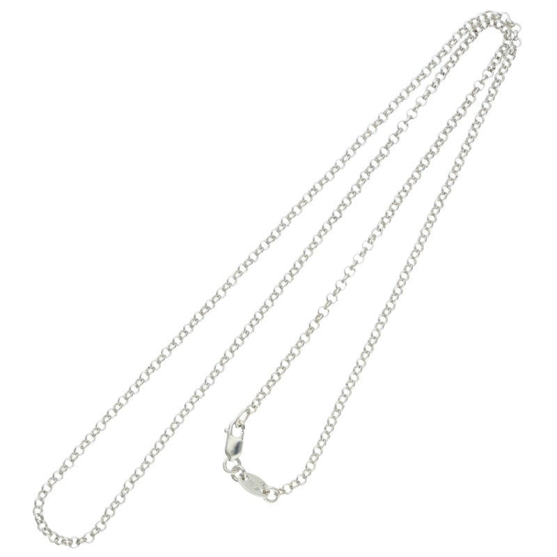 Chrome Hearts Silver Roll Chain Necklace Size 20INCH