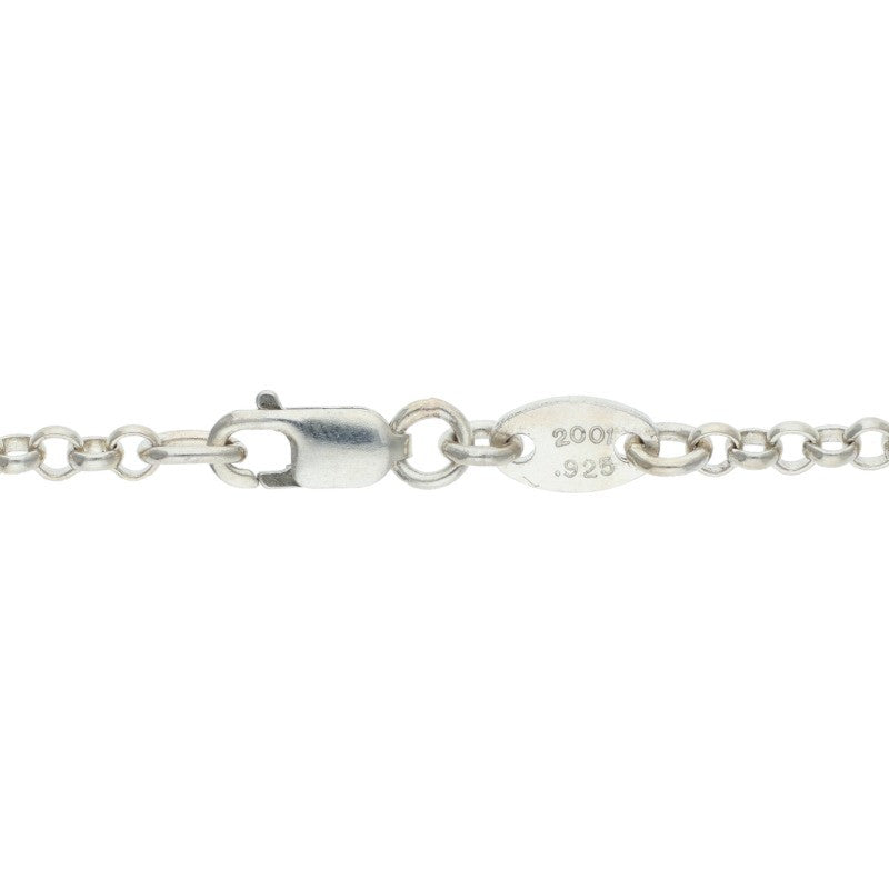 Chrome Hearts Silver Roll Chain Necklace Size 20INCH