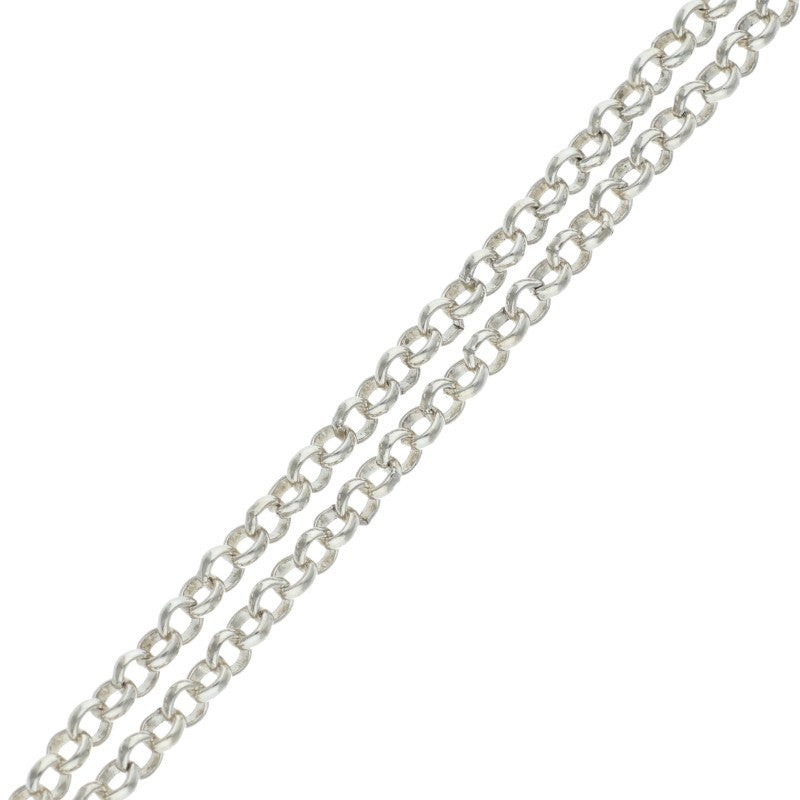 Chrome Hearts Silver Roll Chain Necklace Size 20INCH