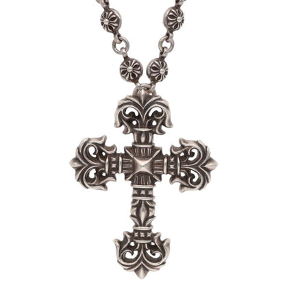 Chrome Hearts Cross Ball Filigree Cross Necklace Size 30INCH