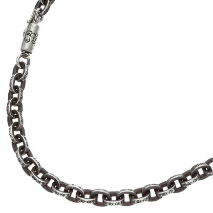Chrome Hearts Silver Paper Chain Necklace 14K Size 20INCH