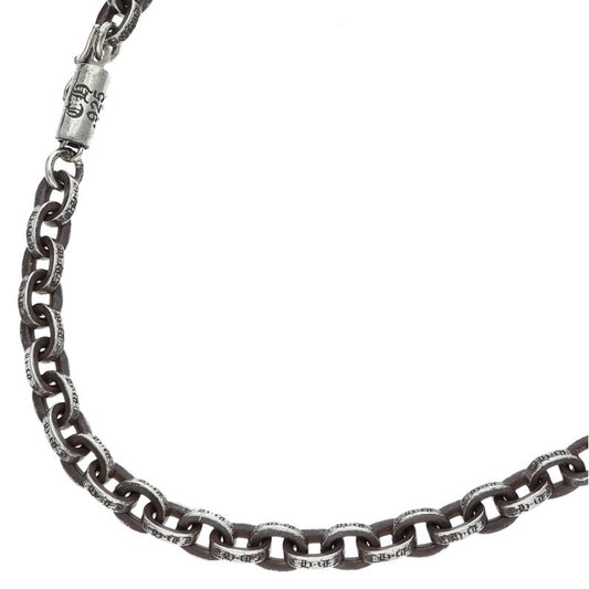 Chrome Hearts Silver Paper Chain Necklace 14K Size 20INCH