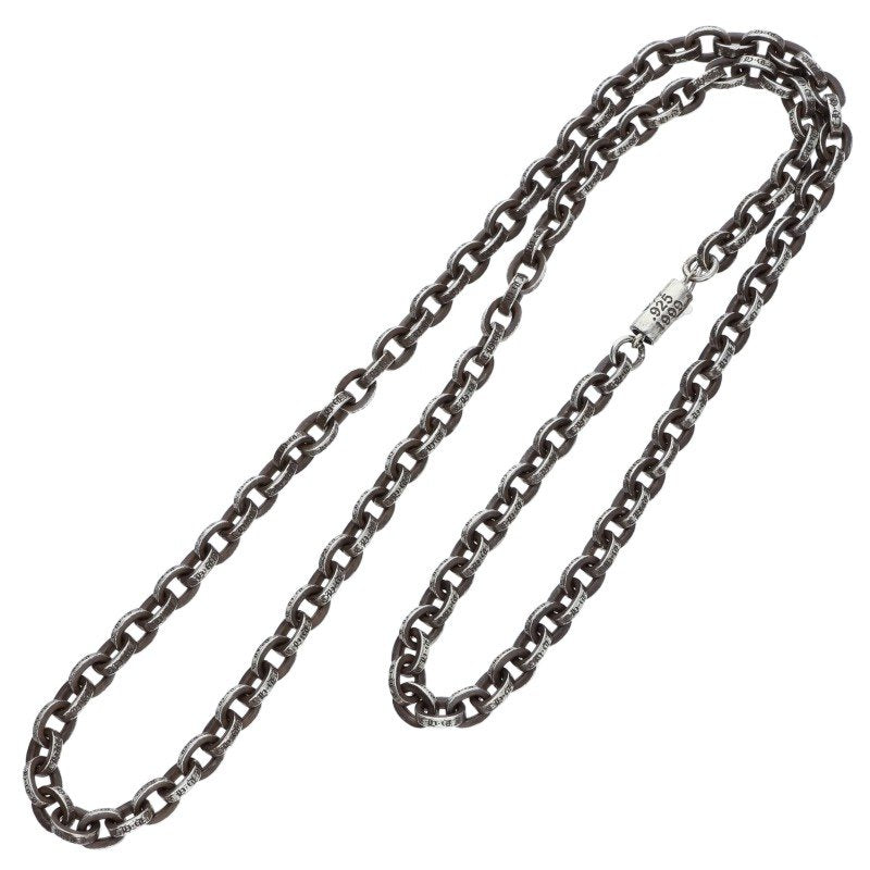 Chrome Hearts Silver Paper Chain Necklace 14K Size 20INCH