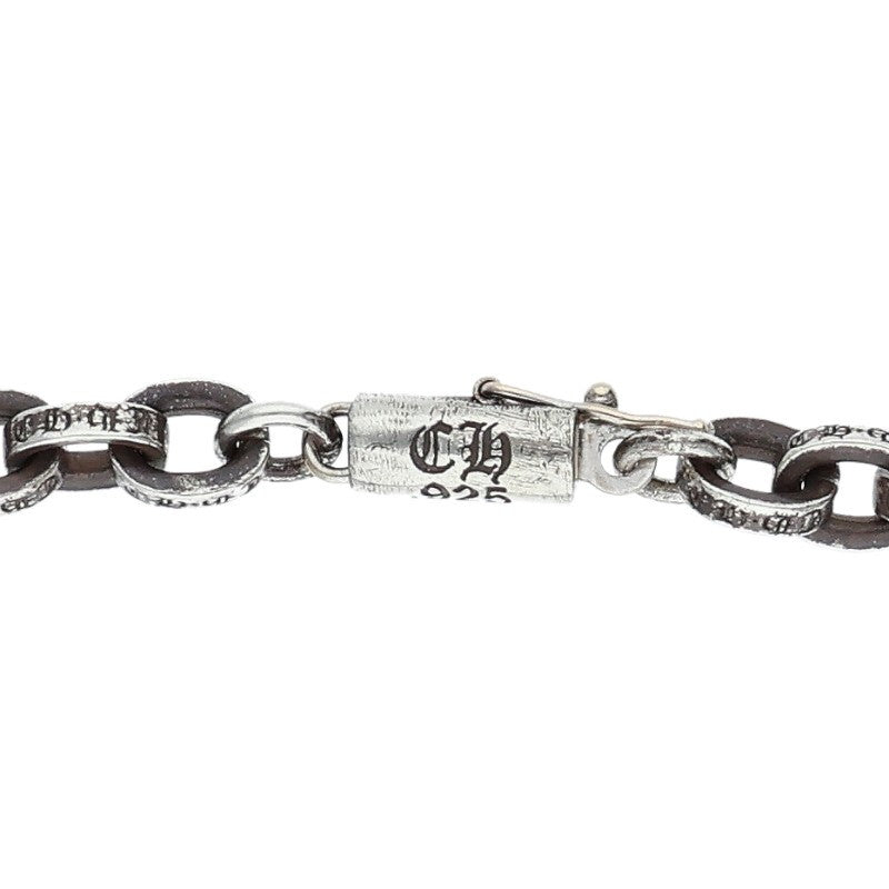 Chrome Hearts Silver Paper Chain Necklace 14K Size 20INCH