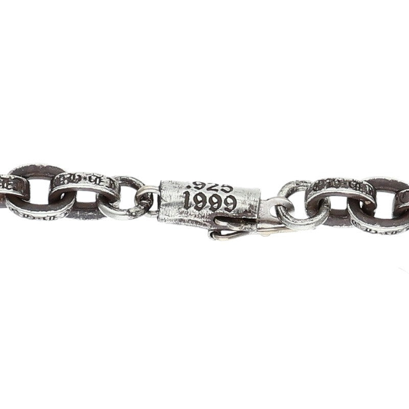 Chrome Hearts Silver Paper Chain Necklace 14K Size 20INCH