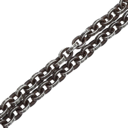 Chrome Hearts Silver Paper Chain Necklace 14K Size 20INCH