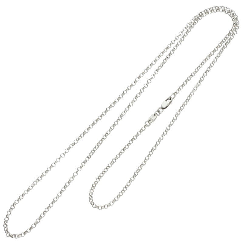 Chrome Hearts Silver Roll Chain Necklace Size 24INCH