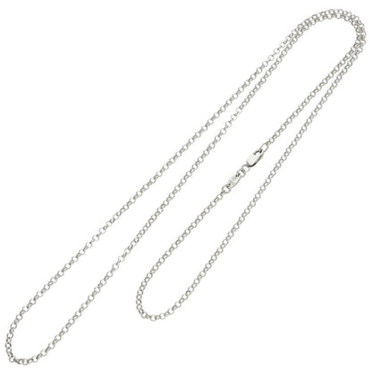 Chrome Hearts Silver Roll Chain Necklace Size 24INCH