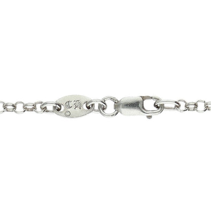 Chrome Hearts Silver Roll Chain Necklace Size 24INCH