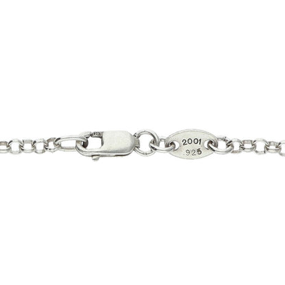 Chrome Hearts Silver Roll Chain Necklace Size 24INCH