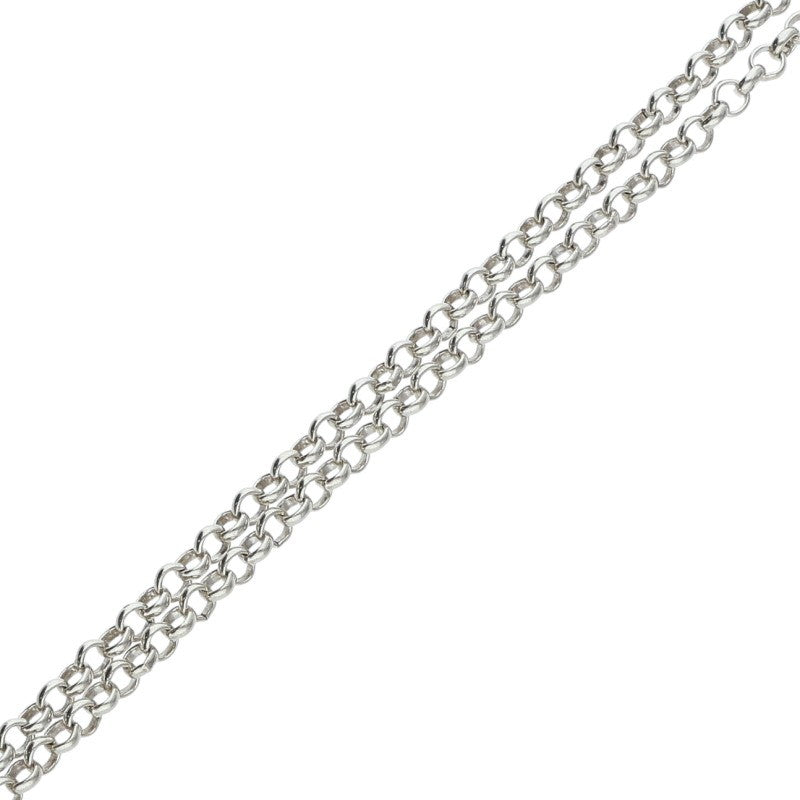 Chrome Hearts Silver Roll Chain Necklace Size 24INCH