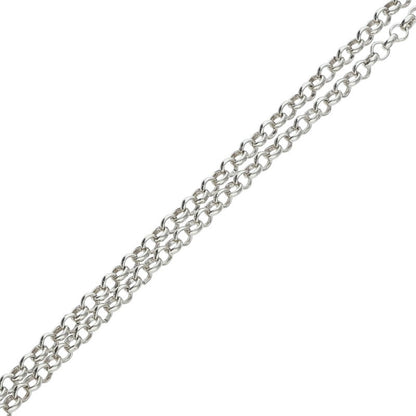 Chrome Hearts Silver Roll Chain Necklace Size 24INCH