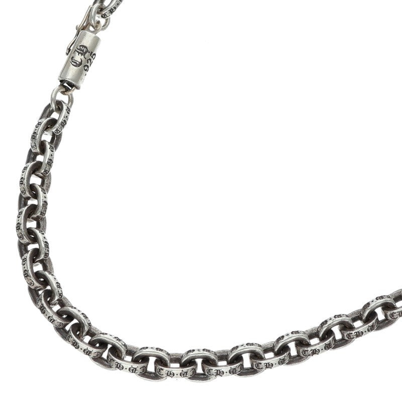 Chrome Hearts Silver Paper Chain Necklace 14K Size 18INCH