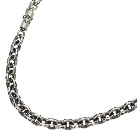 Chrome Hearts Silver Paper Chain Necklace 14K Size 18INCH