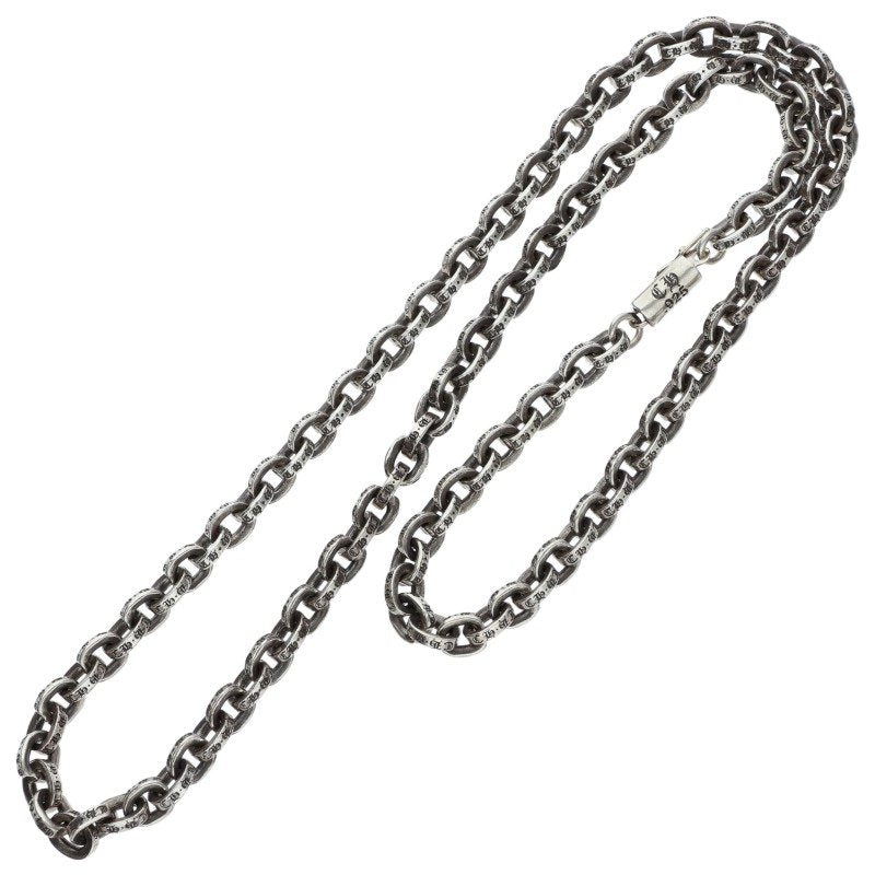 Chrome Hearts Silver Paper Chain Necklace 14K Size 18INCH