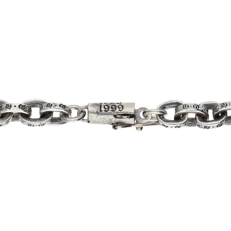 Chrome Hearts Silver Paper Chain Necklace 14K Size 18INCH