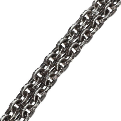 Chrome Hearts Silver Paper Chain Necklace 14K Size 18INCH