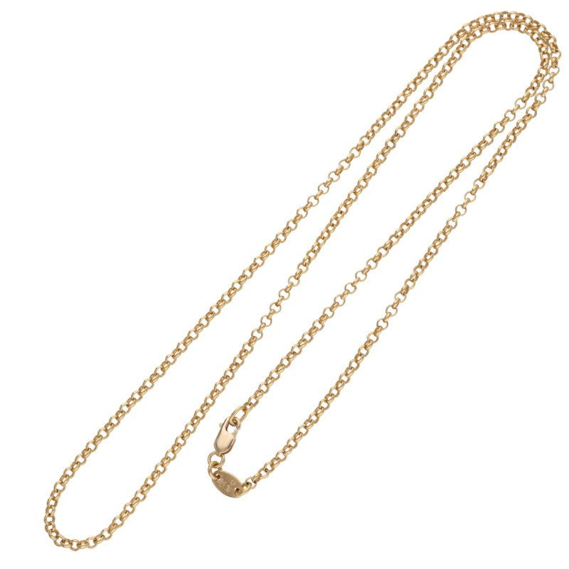 Chrome Hearts 22K Gold Roll Chain Necklace Size 20INCH