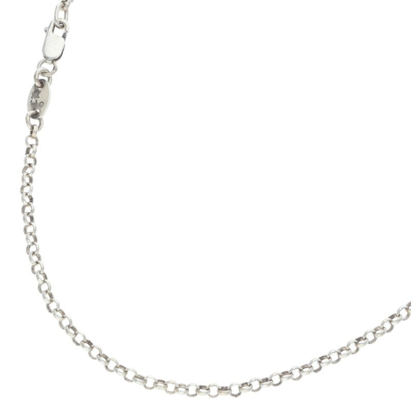 Chrome Hearts Silver Roll Chain Necklace Size 18INCH