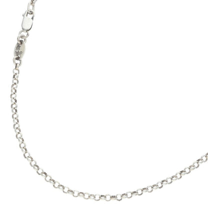 Chrome Hearts Silver Roll Chain Necklace Size 18INCH