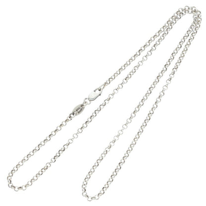 Chrome Hearts Silver Roll Chain Necklace Size 18INCH