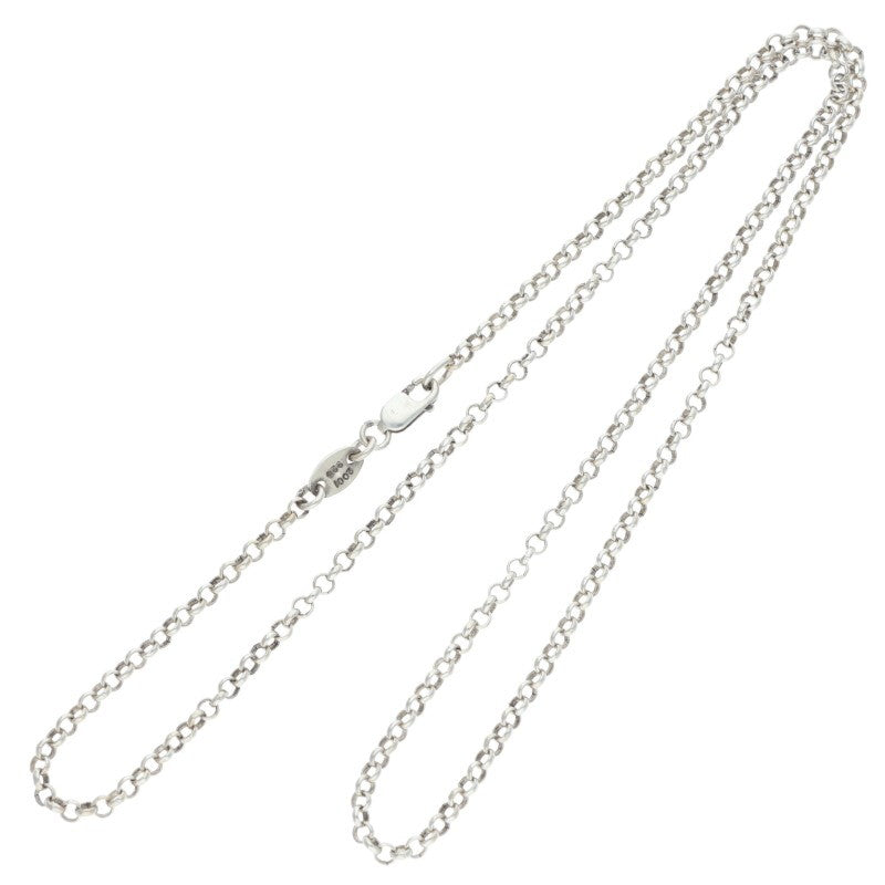 Chrome Hearts Silver Roll Chain Necklace Size 18INCH
